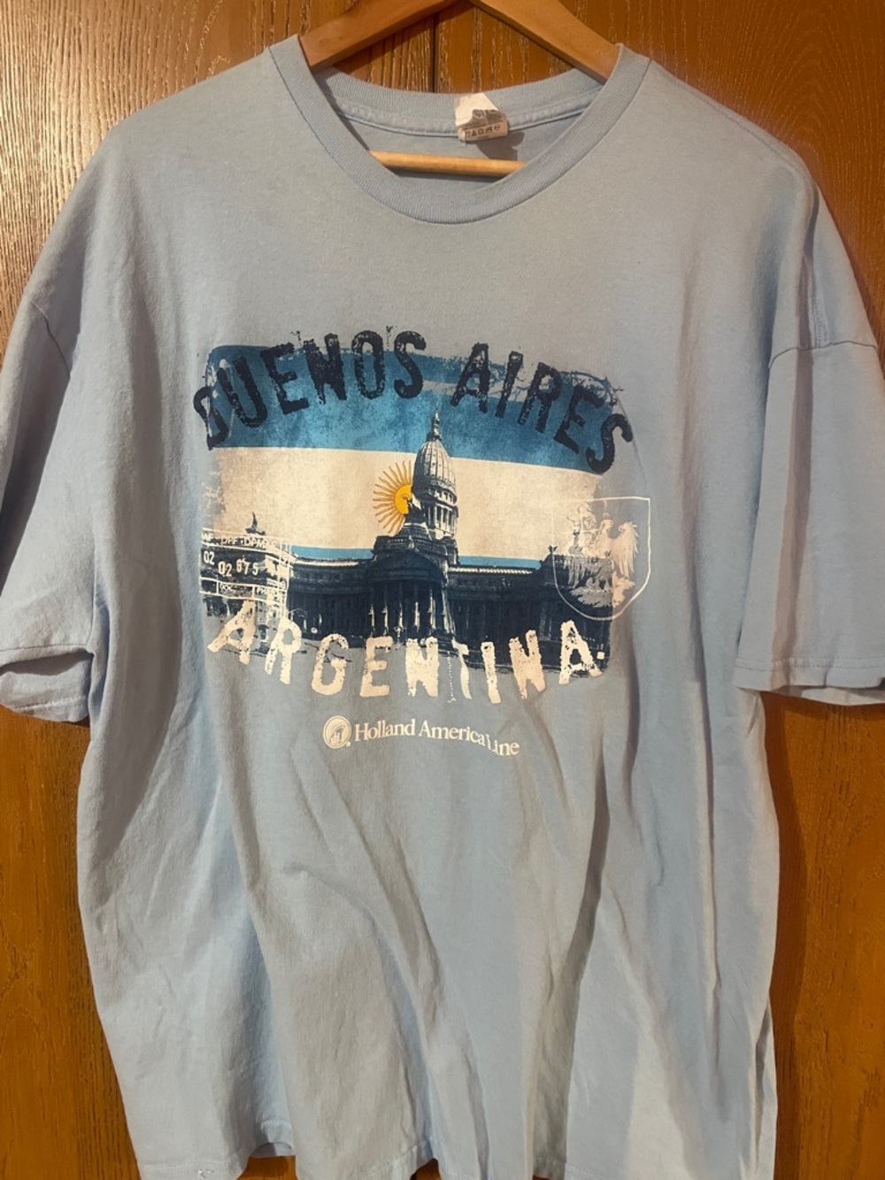 Buenos Aires Argentina Light Blue Graphic Tee